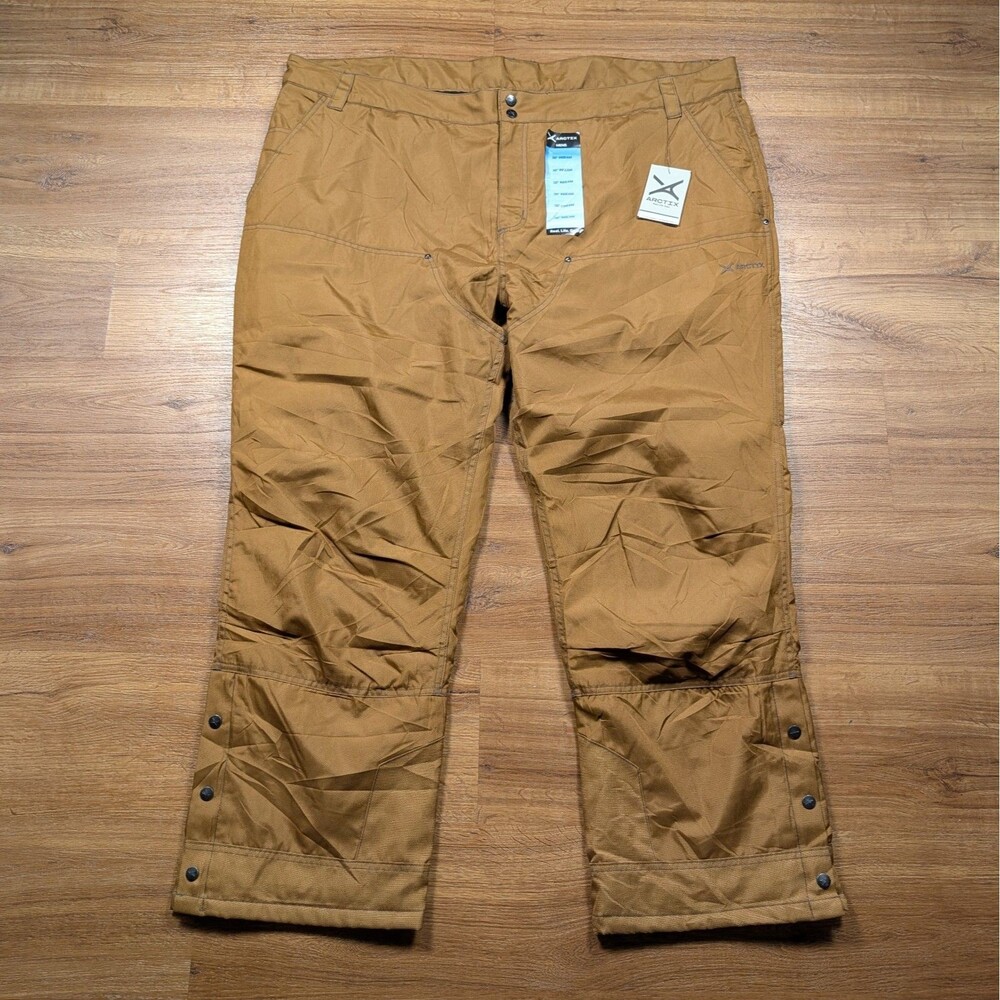 Arctix Fleece Lined Kicker Insulated Pants Men's 3X-Large (48-50W *32L) Yellow